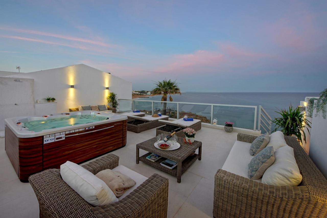 Casa Latino - Oceanfront - Luxury & Charming Villa- Jacuzzi At Rooftop By Dreamvillasalbufeira Exterior foto